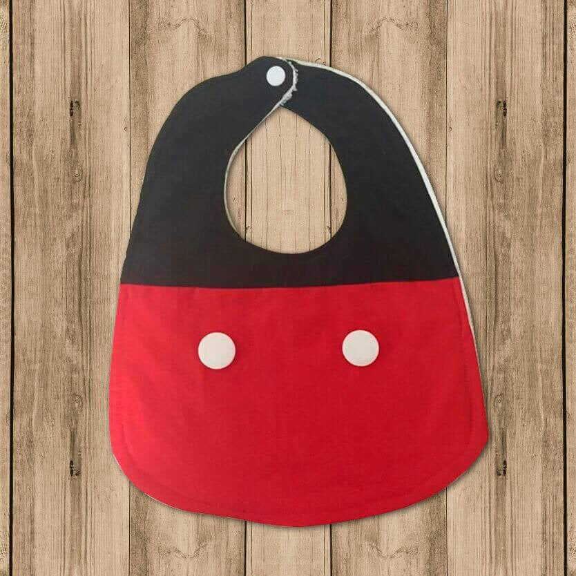 Babero Con Manga Mickey Mouse Impermeable Para Bebe - Venta