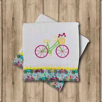 Pañito de Bebe Bicicleta