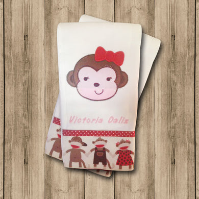 Pañito de Bebe Mono