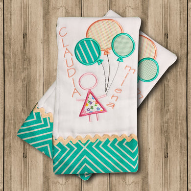 Pañito de Bebe Globos