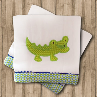 Pañito de Bebe Cocodrilo
