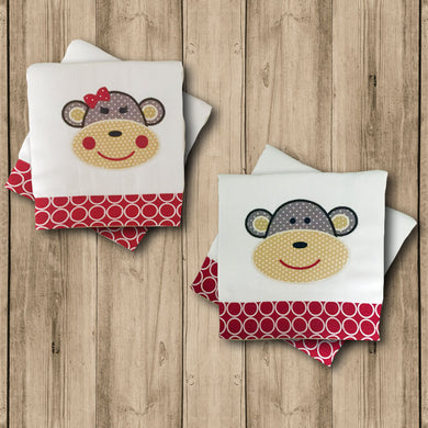 Pañito de Bebe Mono