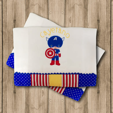 Pañito de Bebe Capitán América