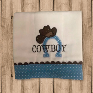 Pañito de Bebe Cowboy