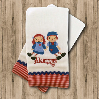 Pañito de Bebe Raggedy Ann & Andy