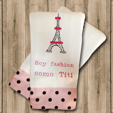 Pañito de Bebe Torre Eifell