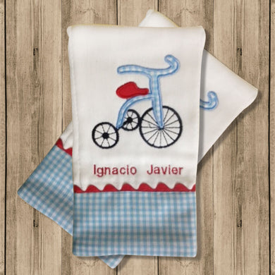 Pañito de Bebe Bicicleta