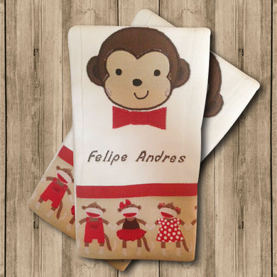 Pañito de Bebe Mono