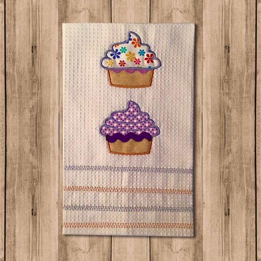 Toalla de Cocina Decorativa “Kitchen Towels con Imágenes de “Cupcake”