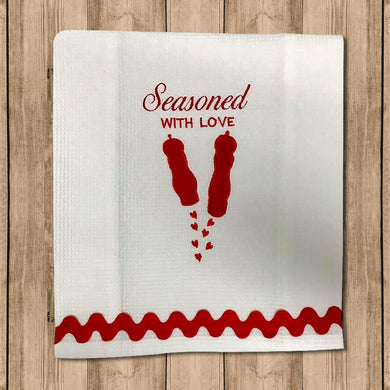 Toalla de Cocina Decorativa “Kitchen Towels” con Figura de Sazonadores