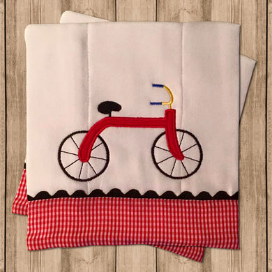 Pañito de Bebe Bicicleta