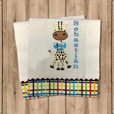 Pañito de Bebe Jirafa