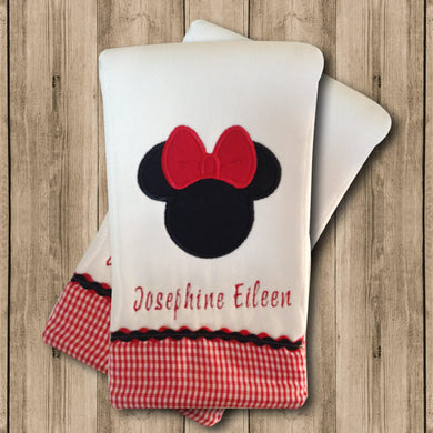 Pañito de Bebe Minnie Mouse