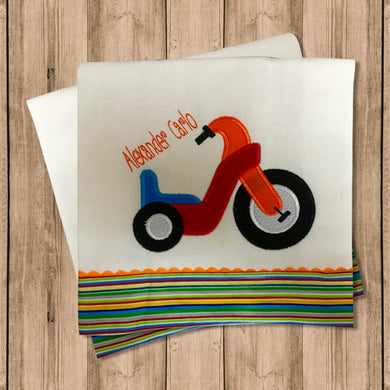 Pañito de Bebe Bicicleta