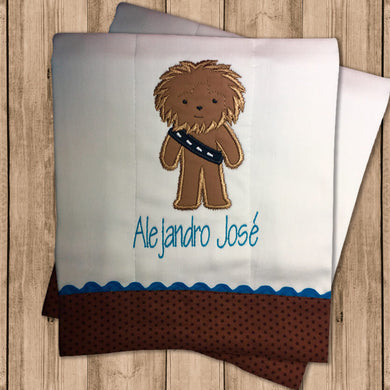 Pañito de Bebe Chewbacca