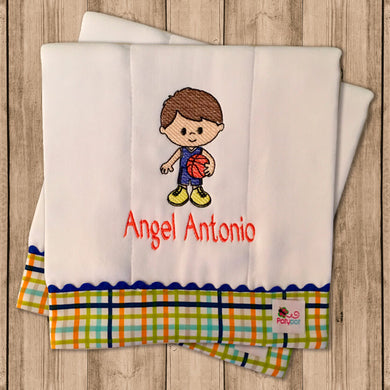 Pañito de Bebe Basketball