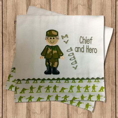 Pañito de Bebe Soldado