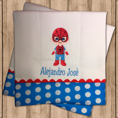 Pañito de Bebe Spiderman