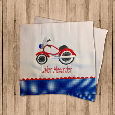 Pañito de Bebe Bicicleta