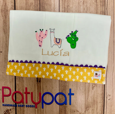 Pañito de Bebe Llama/Cactus